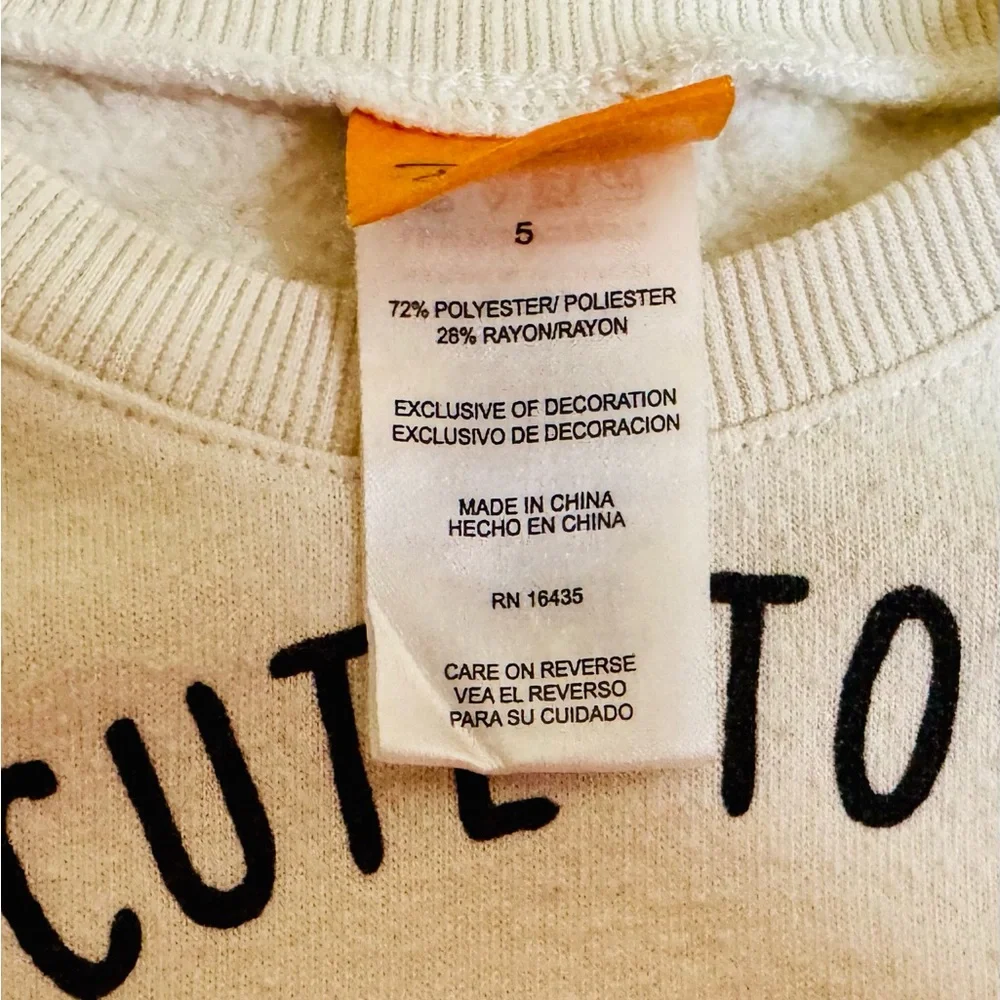 Too Cute To Spook Disney 5T Sweatsuit - Picture 3 of 15